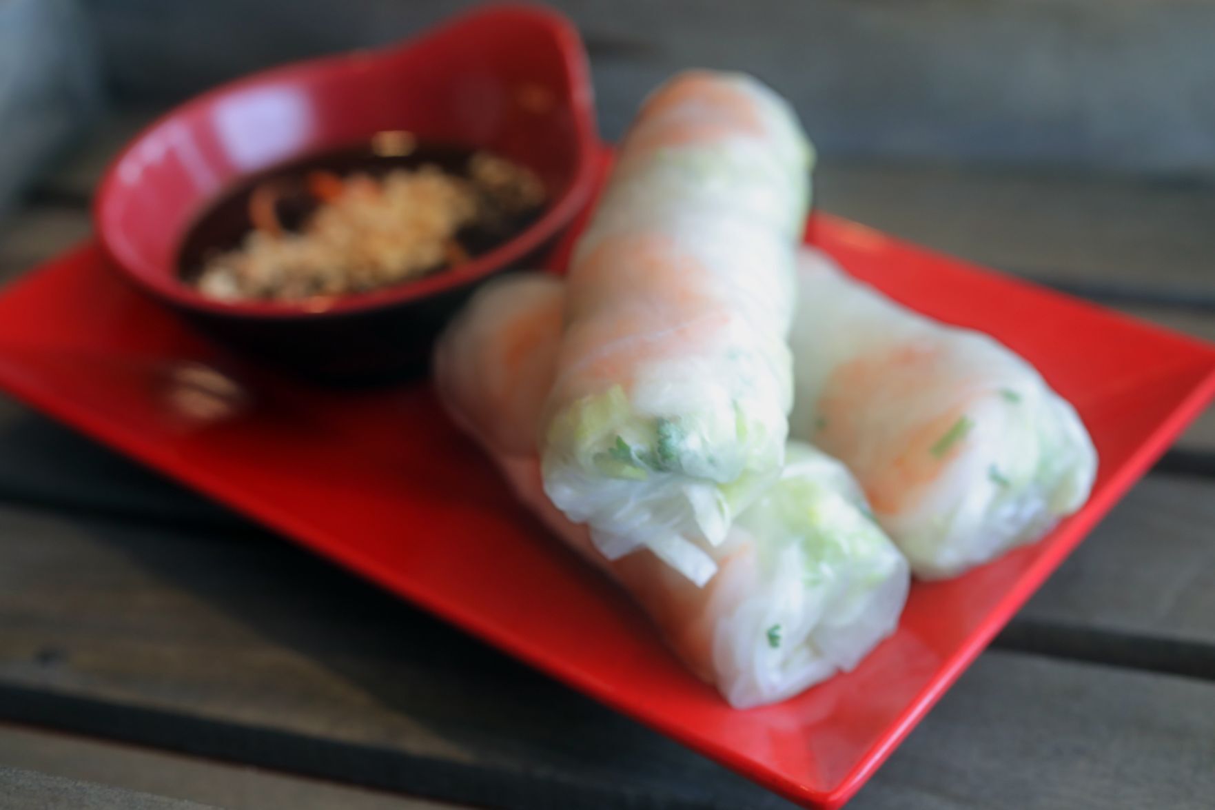 Spring Rolls at Nudo House